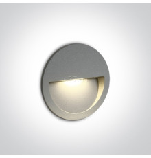 Настінний світильник One Light 68068/G/W Outdoor Dark Light Wall Recessed Die cast, 3 Вт, 300 лм, 3000K