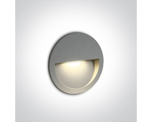 Настінний світильник One Light 68068/G/W Outdoor Dark Light Wall Recessed Die cast, 3 Вт, 300 лм, 3000K