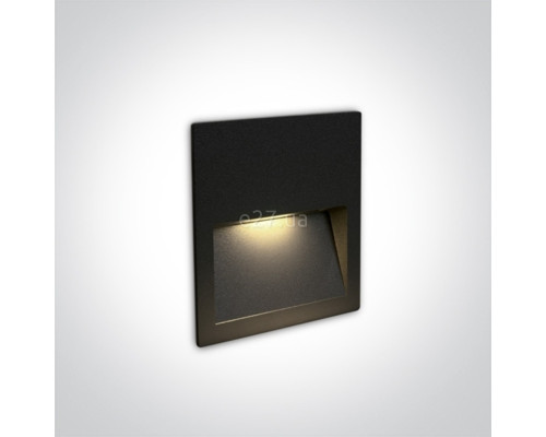 Настінний світильник One Light 68068A/B/W Outdoor Dark Light Wall Recessed Die cast, 4 Вт, 300 лм, 3000K