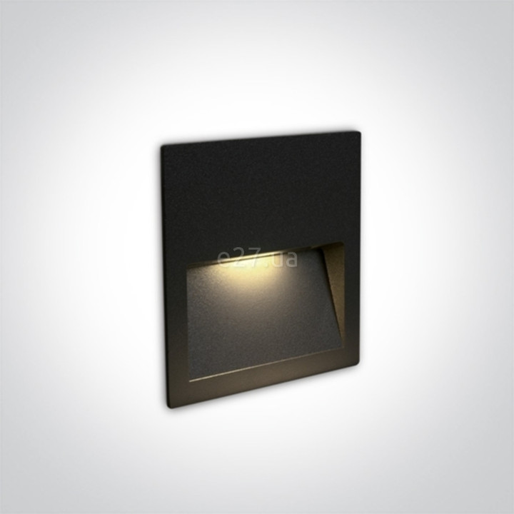 Настінний світильник One Light 68068A/B/W Outdoor Dark Light Wall Recessed Die cast, 4 Вт, 300 лм, 3000K · One Light · one-light-68068a-b-w