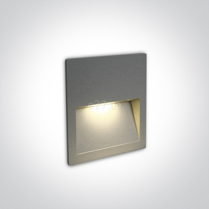 Настінний світильник One Light 68068A/G/W Outdoor Dark Light Wall Recessed Die cast, 4 Вт, 300 лм, 3000K · One Light · one-light-68068a-g-w