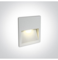 Настінний світильник One Light 68068A/W/W Outdoor Dark Light Wall Recessed Die cast, 4 Вт, 300 лм, 3000K