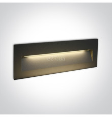 Настінний світильник One Light 68068C/AN/W Outdoor Dark Light Wall Recessed Die cast, 7 Вт, 550 лм, 3000K