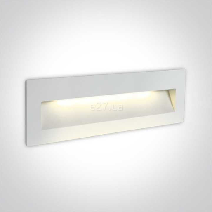 Настінний світильник One Light 68068C/W/W Outdoor Dark Light Wall Recessed Die cast, 7 Вт, 550 лм, 3000K · One Light · one-light-68068c-w-w