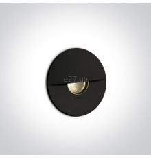 Настінний світильник One Light 68070/B/W Indoor/Outdoor Decorative Wall Recessed Aluminium, 1 Вт, 50 лм, 3000K