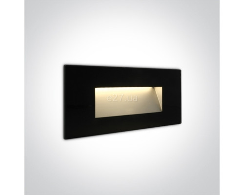 Настінний світильник One Light 68076A/B/W The Glass Face Recessed Lights, 4 Вт, 270 лм, 3000K