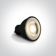 Лампа світлодіодна One Light 7306CBG/W Black COB 6W WW GU10 60deg 230V, MR16 6W 3000K GU10, 60° · One Light · one-light-7306cbg-w