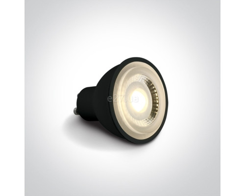Лампа світлодіодна One Light 7306CBG/W Black COB 6W WW GU10 60deg 230V, MR16 6W 3000K GU10, 60°