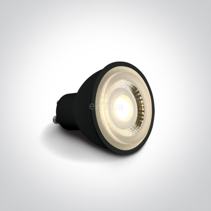 Лампа світлодіодна One Light 7306CBG/W Black COB 6W WW GU10 60deg 230V, MR16 6W 3000K GU10, 60° · One Light · one-light-7306cbg-w