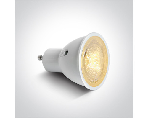 Лампа світлодіодна One Light 7307G/V LED 7W GU10 CCTV 60deg 230V, 7W GU10