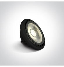 Лампа світлодіодна One Light 7315GB/C/45 Black R111 GU10 13W CW 45deg 230V, R111 13W 4000K GU10, 45°