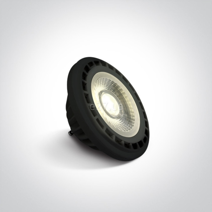 Лампа світлодіодна One Light 7315GB/C/45 Black R111 GU10 13W CW 45deg 230V, R111 13W 4000K GU10, 45° · One Light · one-light-7315gb-c-45