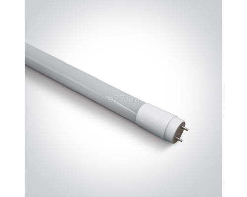 Лампа світлодіодна One Light 9009L/V T8 Glass Tube 9W CCTV 60cm Frosted 230V, 9W 3000K-4000K-6500K G13, двостороннє підключення, 240°