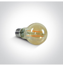 Лампа світлодіодна One Light 9G03RAD/A/E Retro LED 6,5W AMBER E27 230V Dimmable, A60 6.5W 2200K E27 Dimmable