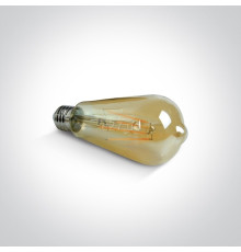 Лампа світлодіодна One Light 9G04RAD/A/E Retro LED 7W AMBER E27 230V Dimmable, 7W 2200K E27 Dimmable
