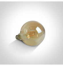 Лампа світлодіодна One Light 9G06RD/A/E Retro LED 7W AMBER G125 E27 230V Dimmable, G125 7W 2200K E27 Dimmable
