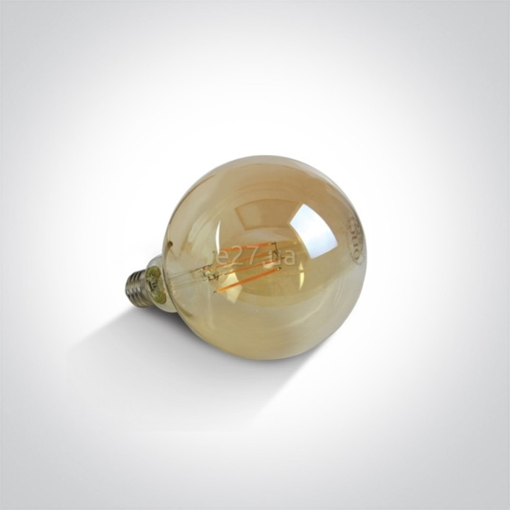 Лампа світлодіодна One Light 9G06RD/A/E Retro LED 7W AMBER G125 E27 230V Dimmable, G125 7W 2200K E27 Dimmable · One Light · one-light-9g06rd-a-e