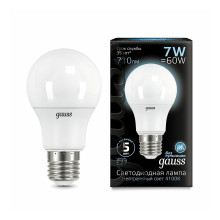Лампа світлодіодна Outlet Gauss 102502207 A60 7W 4100K E27, 7W 4100K E27 · Outlet · outlet-gauss-102502207