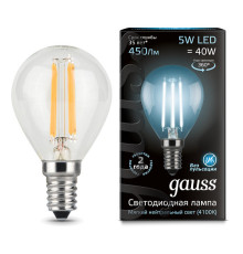 Лампа світлодіодна Outlet Gauss 105801205 , 5W E14