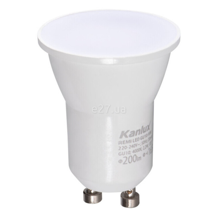 Лампа світлодіодна Outlet Kanlux 33081 Remi LED GU10-WW, MR11 2.2W 3000K GU10, 120° · Outlet · outlet-kanlux-33081