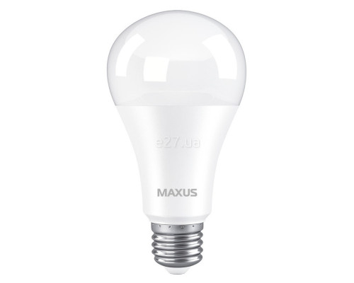 Лампа світлодіодна Outlet Maxus 1-LED-782 , A70 15W 4100K E27, 270°