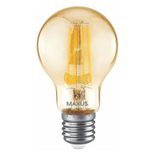 Лампа світлодіодна Outlet Maxus 1-MFM-761 Filament, A60 8W 2700K E27, 360° · Outlet · outlet-maxus-1-mfm-761