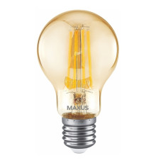 Лампа світлодіодна Outlet Maxus 1-MFM-761 Filament, A60 8W 2700K E27, 360°