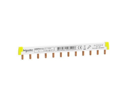 Гребінчаста шина Schneider Electric A9XPH112 Acti9, 1P, 100A