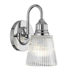 Бра Quintiesse QN-ADDISON1-BATH Addison 1 Light Wall Light Polished Chrome