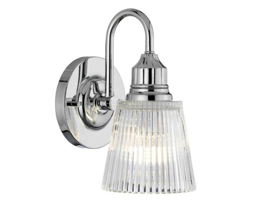 Бра Quintiesse QN-ADDISON1-BATH Addison 1 Light Wall Light Polished Chrome