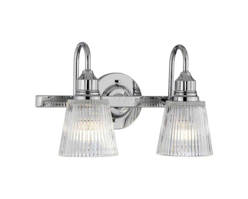 Бра Quintiesse QN-ADDISON2-BATH Addison 2 Light Wall Light Polished Chrome