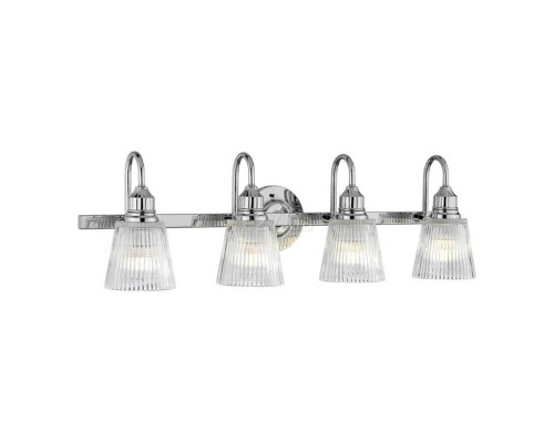 Бра Quintiesse QN-ADDISON4-BATH Addison 4 Light Wall Light Polished Chrome
