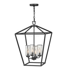 Підвісний світильник Quintiesse QN-ALFORD-PLACE-4P-MB Hinkley Alford Place Alford Place 4 Light Outdoor Pendant Museum Black