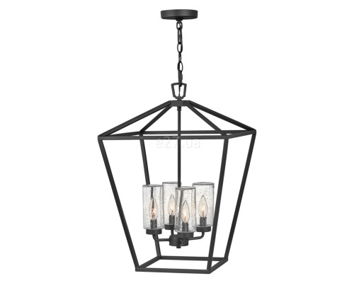 Підвісний світильник Quintiesse QN-ALFORD-PLACE-4P-MB Hinkley Alford Place Alford Place 4 Light Outdoor Pendant Museum Black