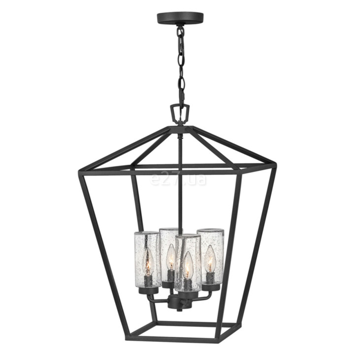 Підвісний світильник Quintiesse QN-ALFORD-PLACE-4P-MB Hinkley Alford Place Alford Place 4 Light Outdoor Pendant Museum Black · Quintiesse · quintiesse-qn-alford-place-4p-mb