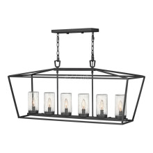 Люстра Quintiesse QN-ALFORD-PLACE-6P-MB Hinkley Alford Place Alford Place 6 Light Outdoor Linear Pendant Museum Black · Quintiesse · quintiesse-qn-alford-place-6p-mb