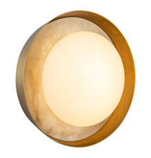 Бра Quintiesse QN-ALONSO2-VBS-AR Alora Alonso Alonso 2 lt LED Wall Light Vintage Brass, 6 Вт, 220 лм, 3000К