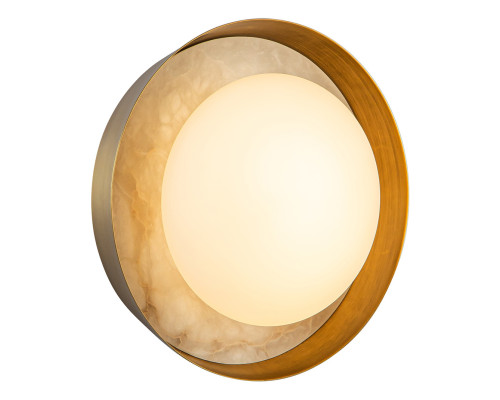 Бра Quintiesse QN-ALONSO2-VBS-AR Alora Alonso Alonso 2 lt LED Wall Light Vintage Brass, 6 Вт, 220 лм, 3000К