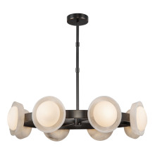 Люстра Quintiesse QN-ALONSO8-UBZ-AR Alora Alonso Alonso 8 lt LED Chandelier Pendant Urban Bronze, 30 Вт, 760 лм, 3000К · Quintiesse · quintiesse-qn-alonso8-ubz-ar