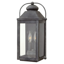 Бра Quintiesse QN-ANCHORAGE-M Hinkley Anchorage Anchorage 2 Light Wall Lantern Aged Zinc · Quintiesse · quintiesse-qn-anchorage-m