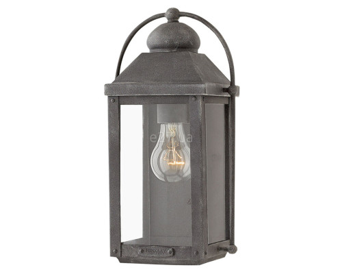 Бра Quintiesse QN-ANCHORAGE-S Hinkley Anchorage Anchorage 1 Light Wall Lantern Aged Zinc