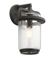 Бра Quintiesse QN-ANDOVER-L Kichler Andover Andover 1 Light Large Wall Lantern Weathered Zinc