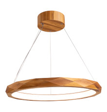 Підвісний світильник Quintiesse QN-ANGULAR-RING-LED-80-TEAK Accord Angular Angular LED Pendant Light Teak Veneer, 29 Вт, 1685 лм, 3000К
