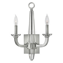Бра Quintiesse QN-ASCHER2 Hinkley Ascher Ascher 2 Light Wall Light Polished Nickel · Quintiesse · quintiesse-qn-ascher2
