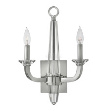 Бра Quintiesse QN-ASCHER2 Hinkley Ascher Ascher 2 Light Wall Light Polished Nickel