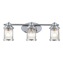 Бра Quintiesse QN-ASHLANDBAY3-PC-BATH Kichler Ashland Bay Ashland Bay 3 Light Wall Light Polished Chrome · Quintiesse · quintiesse-qn-ashlandbay3-pc-bath