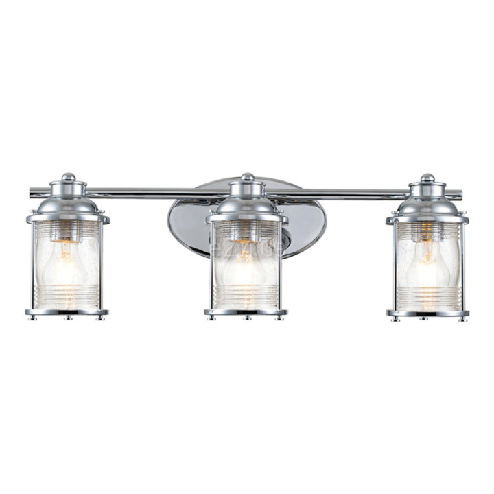Бра Quintiesse QN-ASHLANDBAY3-PC-BATH Kichler Ashland Bay Ashland Bay 3 Light Wall Light Polished Chrome · Quintiesse · quintiesse-qn-ashlandbay3-pc-bath