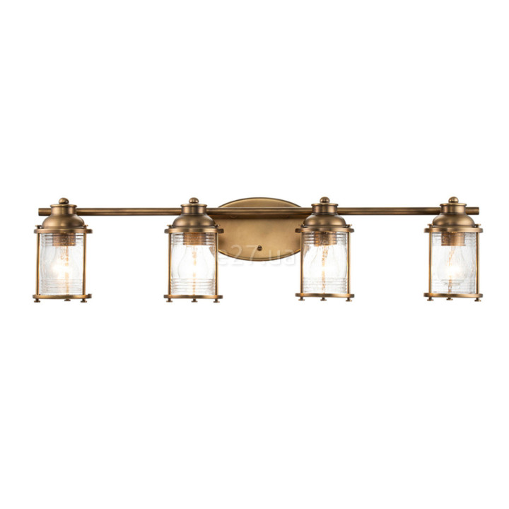 Бра Quintiesse QN-ASHLANDBAY4-NBR-BATH Kichler Ashland Bay Ashland Bay 4 Light Wall Light Natural Brass · Quintiesse · quintiesse-qn-ashlandbay4-nbr-bath