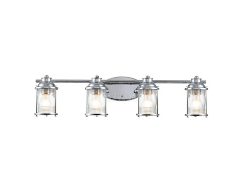 Бра Quintiesse QN-ASHLANDBAY4-PC-BATH Kichler Ashland Bay Ashland Bay 4 Light Wall Light Polished Chrome