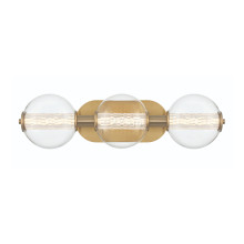 Бра Quintiesse QN-ATOMO-3W-BG Eurofase Atomo Atomo 3 Lt Wall Light Gold, 13 Вт, 1160 лм, 3000К · Quintiesse · quintiesse-qn-atomo-3w-bg